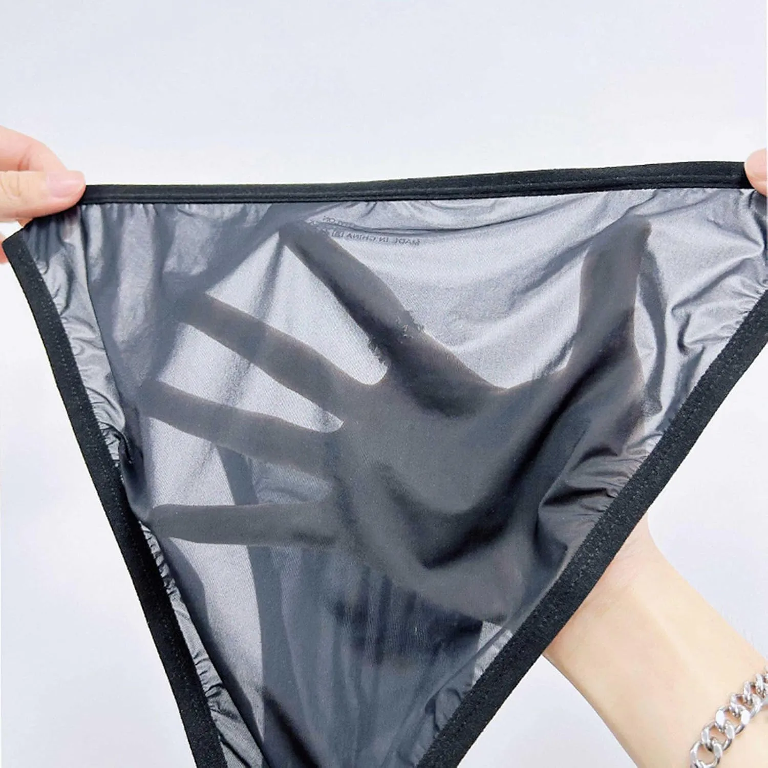 Sexy Underwear Briefs for Mens Low Rise Breathable Gays Panties U Bulge Pouch Bikini See Through Underpants for Mens