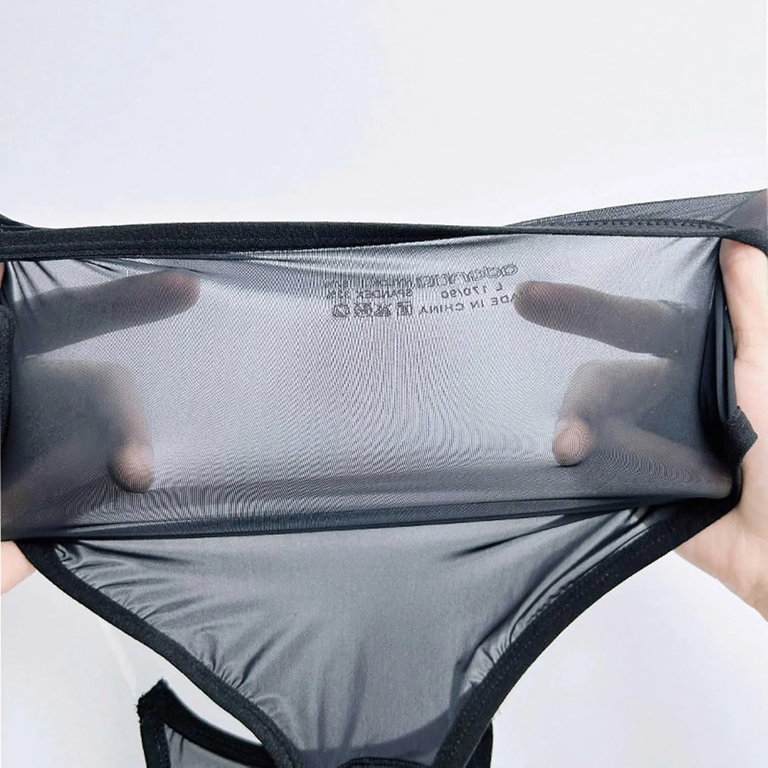 Sexy Underwear Briefs for Mens Low Rise Breathable Gays Panties U Bulge Pouch Bikini See Through Underpants for Mens