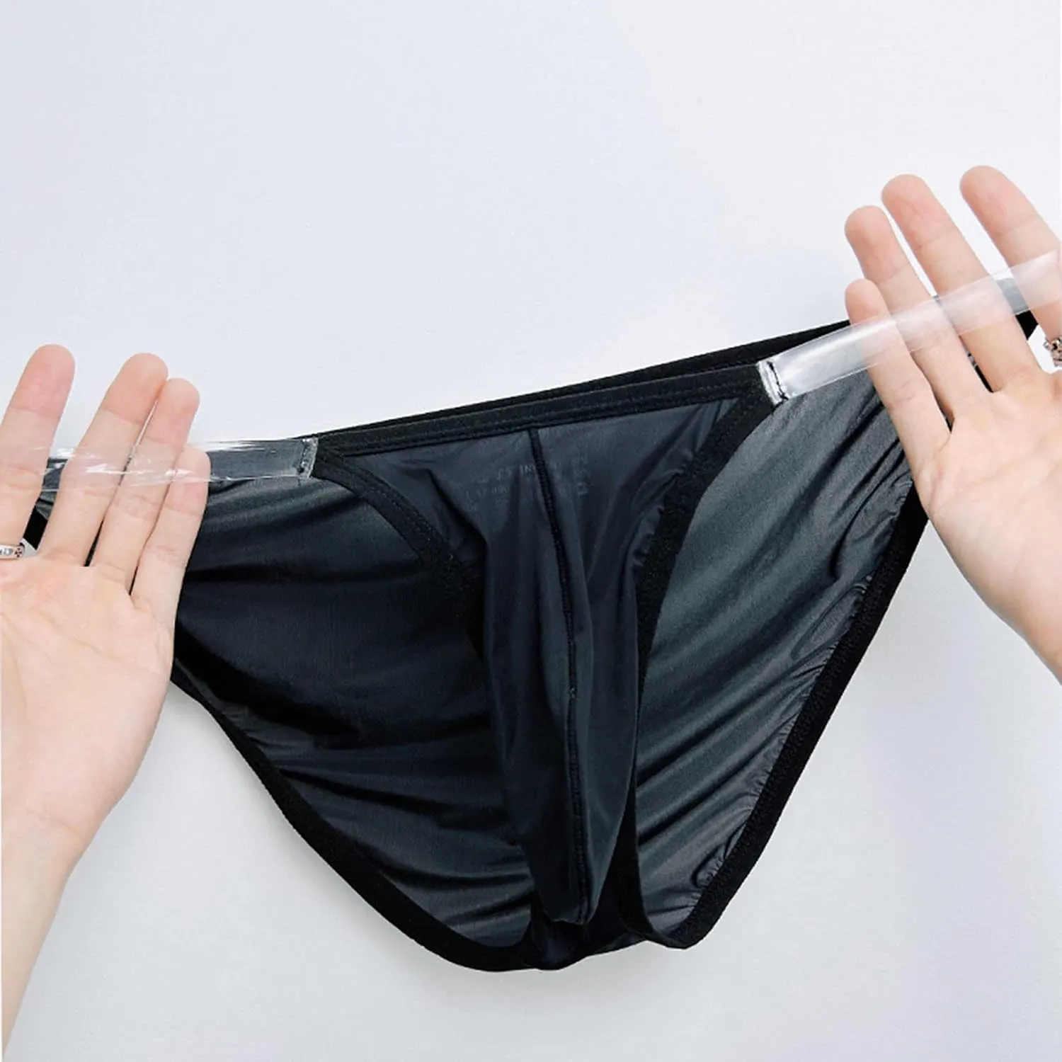 Sexy Underwear Briefs for Mens Low Rise Breathable Gays Panties U Bulge Pouch Bikini See Through Underpants for Mens
