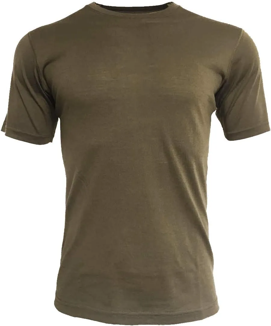 SHEEP RUN Men's Merino Wool Lightweight Hiking Running Workout Breathable Base Layer T Shirt