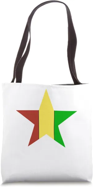 Star of Rasta Tote Bag