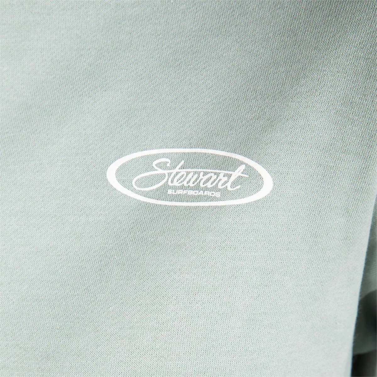 STEWART SURF OVAL WOMEN'S CROP HOODED SWEATSHIRT