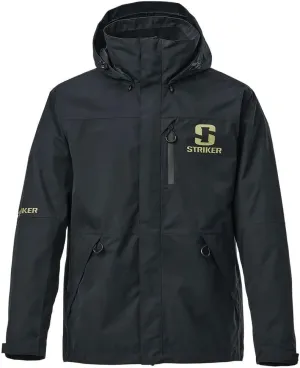 Striker Men's Vortex Durable Breathable Waterproof Outdoor Fishing Rain Jacket with Adjustable Hood & Reflective Elements