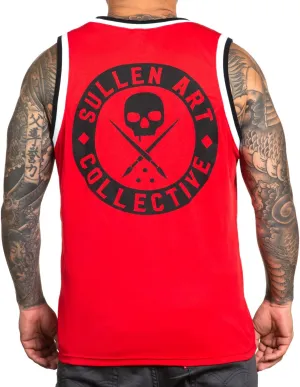 Sullen Men's BOH Tattoo Lifestyle Graphic Art Sleeveless Breathable Arm Ribbed Jersey Tank Top
