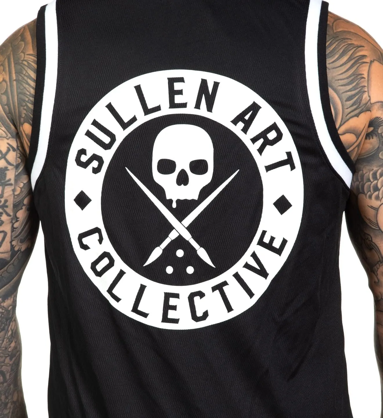 Sullen Men's BOH Tattoo Lifestyle Graphic Art Sleeveless Breathable Arm Ribbed Jersey Tank Top