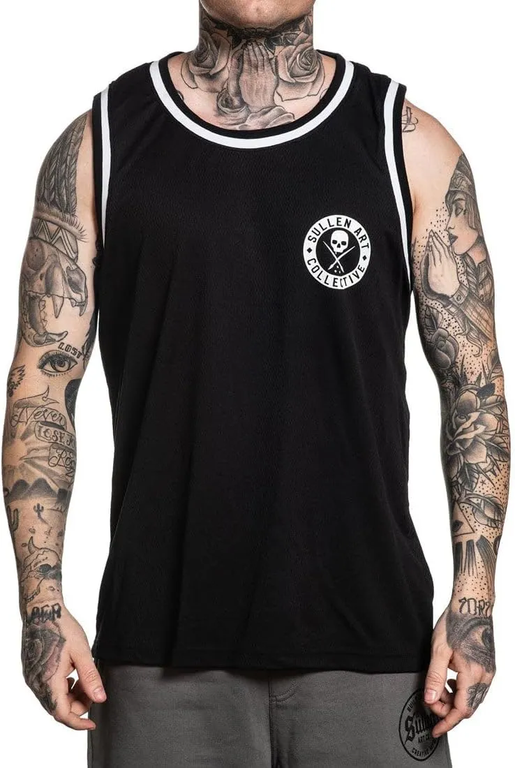 Sullen Men's BOH Tattoo Lifestyle Graphic Art Sleeveless Breathable Arm Ribbed Jersey Tank Top