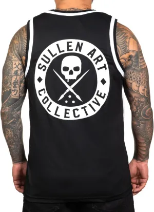 Sullen Men's BOH Tattoo Lifestyle Graphic Art Sleeveless Breathable Arm Ribbed Jersey Tank Top
