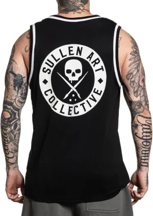 Sullen Men's BOH Tattoo Lifestyle Graphic Art Sleeveless Breathable Arm Ribbed Jersey Tank Top