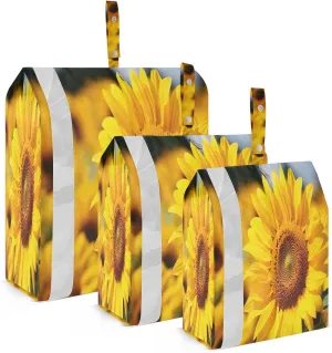 Sunshine Sunflower Packing Cubes for Travel 3 Set Compression Lightweight Luggage Packing Organizers for Carry on Suitcase Travel Accessories Luggage Organizer Bags Set