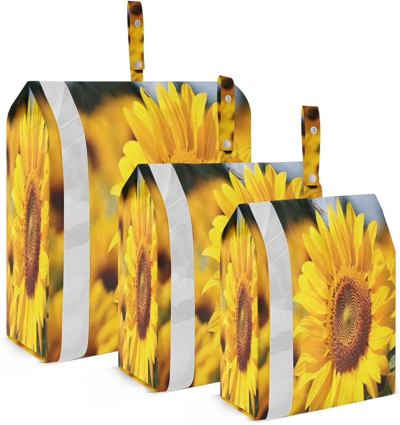 Sunshine Sunflower Packing Cubes for Travel 3 Set Compression Lightweight Luggage Packing Organizers for Carry on Suitcase Travel Accessories Luggage Organizer Bags Set
