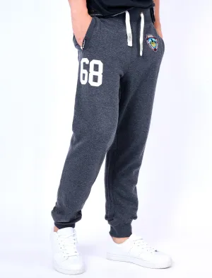 Timberwolf Cuffed Joggers in Dark Denim Marl - Tokyo Laundry