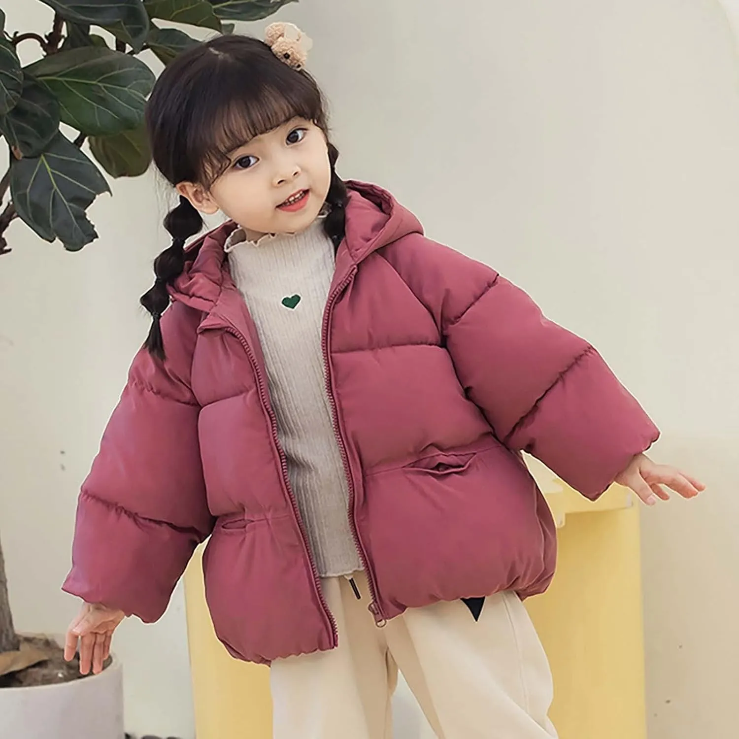 Toddler Dinosaur Winter Coat Winter Warm Thick Solid Cotton Long Sleeve Padded Jacket Coat Clothes Size 6 Boys