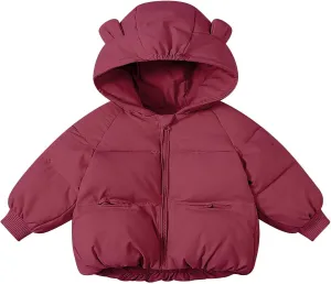 Toddler Dinosaur Winter Coat Winter Warm Thick Solid Cotton Long Sleeve Padded Jacket Coat Clothes Size 6 Boys