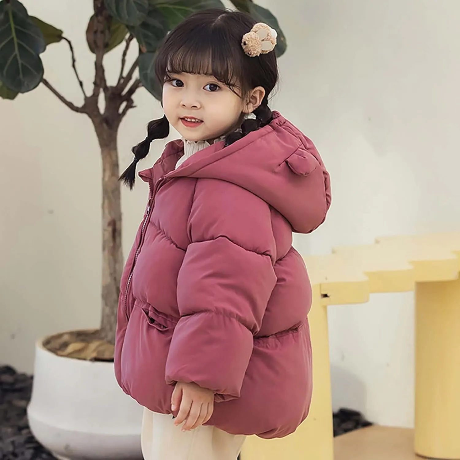 Toddler Dinosaur Winter Coat Winter Warm Thick Solid Cotton Long Sleeve Padded Jacket Coat Clothes Size 6 Boys