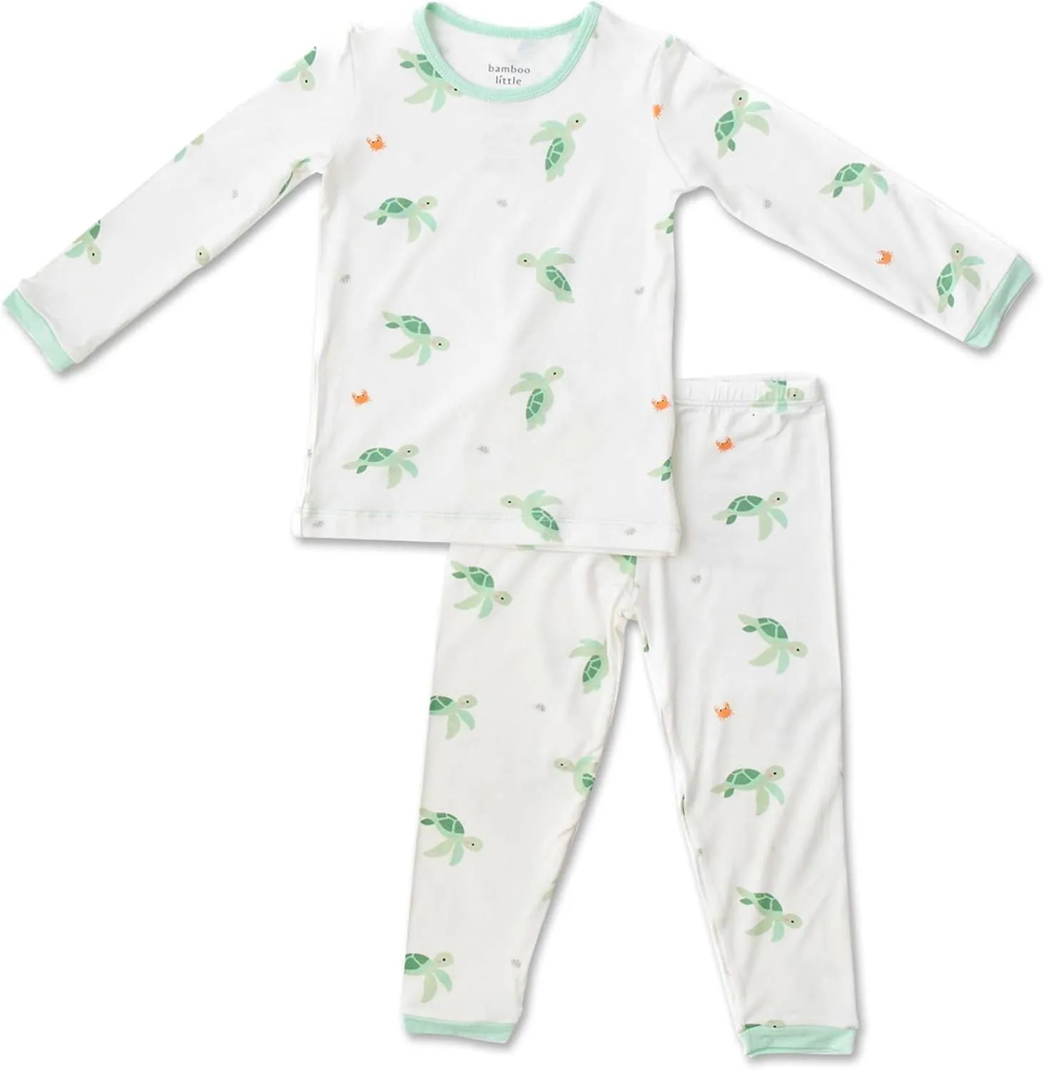 Toddler Pajamas  95% Bamboo Viscose, 5% Spandex  Soft, Breathable Long-Sleeve Pajama Set for Kids, Sleepwear, Imported