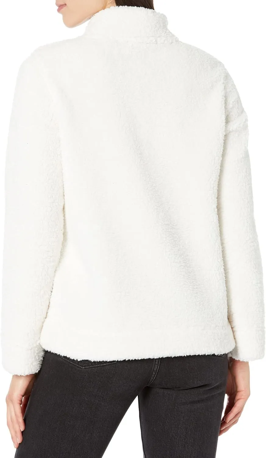 Tommy Hilfiger Women's Quarter Zip Sherpa Jacket