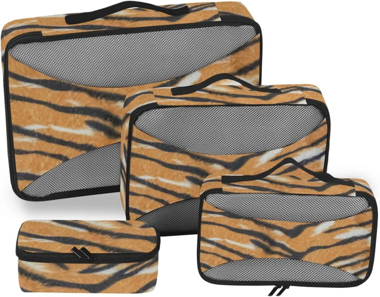 Travel Cubes for Packing Set of 4 Luggage Organizer Traveling Packing Cubes Packing Cubed Tigers
