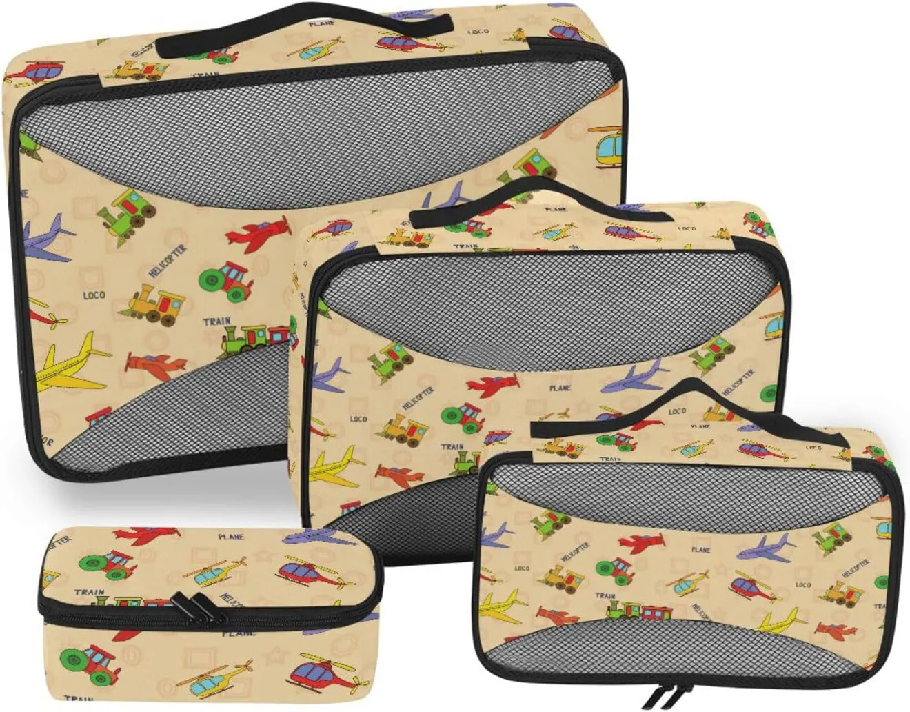 Travel Cubes for Packing Set of 4 Luggage Organizers for Suitcase Packing Cubes for Luggage Packing Cubed Element