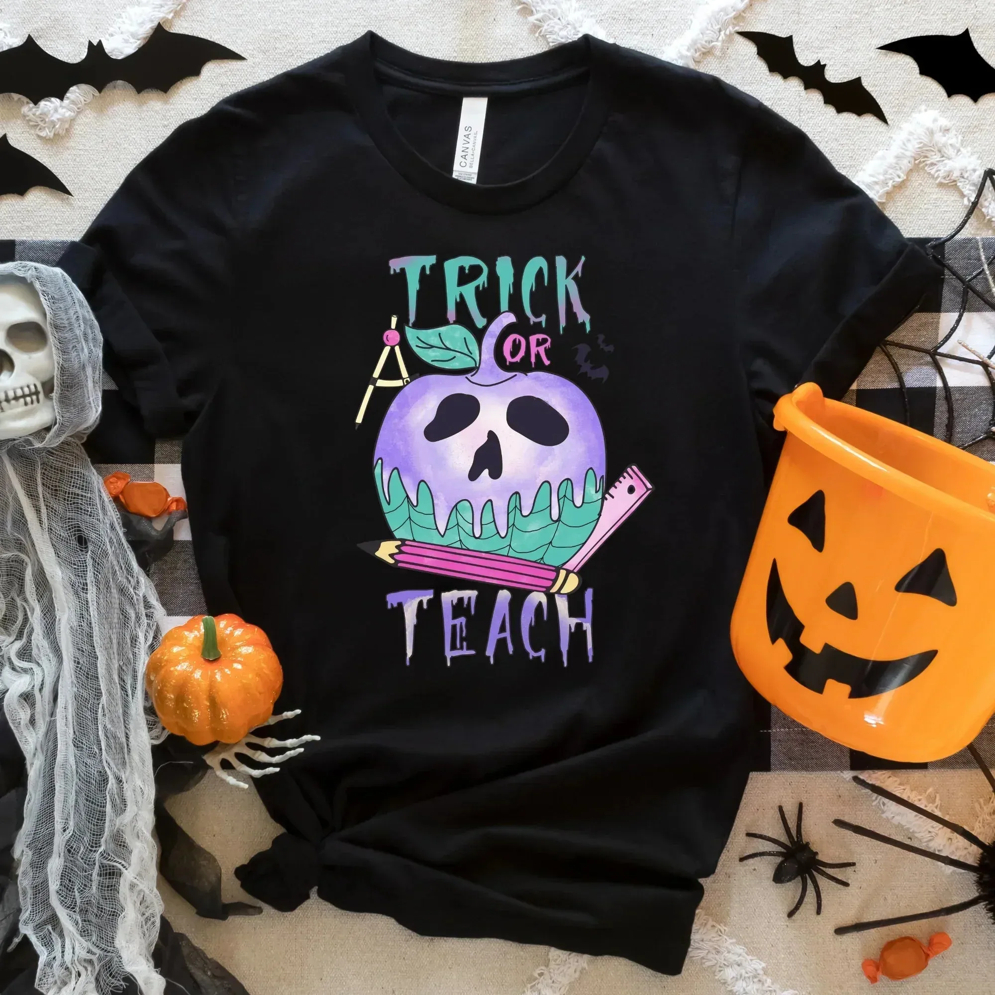 Trick or Teach, Halloween Teacher Shirt