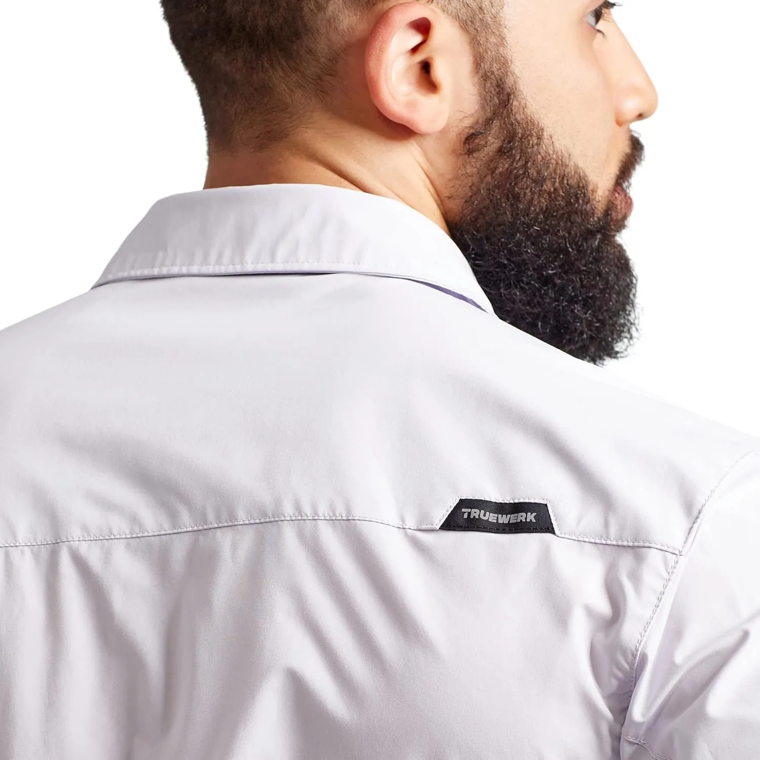 TRUEWERK Men's Cloud Work Shirt - Button Down, Lightweight, Fast-Drying, Breathable, and SPF Shirts