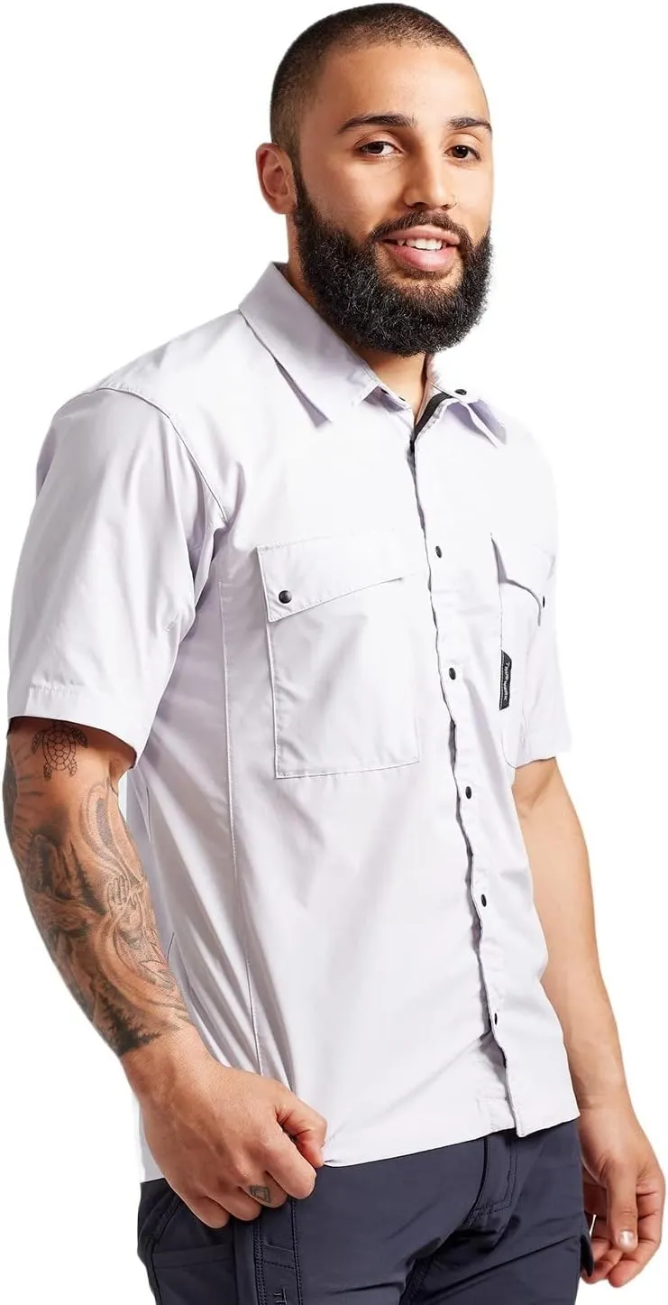TRUEWERK Men's Cloud Work Shirt - Button Down, Lightweight, Fast-Drying, Breathable, and SPF Shirts