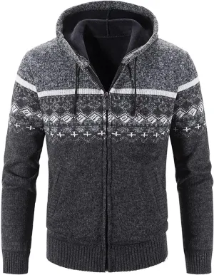 TUQIDEWU Hoodies for Men Pullover, Zip Up Hoodie Men Heavyweight Full Zip Up Fleece Hoodie Long Sleeve Jacket with Pockets