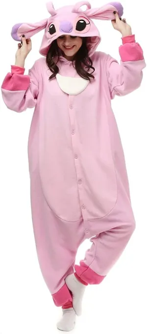 Unisex-Adult Animal Onesies Pajama Halloween Costumes for Adult and Teenagers