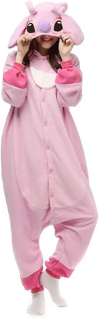 Unisex-Adult Animal Onesies Pajama Halloween Costumes for Adult and Teenagers
