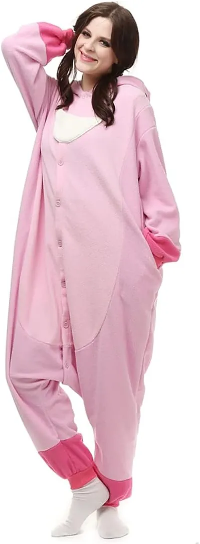 Unisex-Adult Animal Onesies Pajama Halloween Costumes for Adult and Teenagers