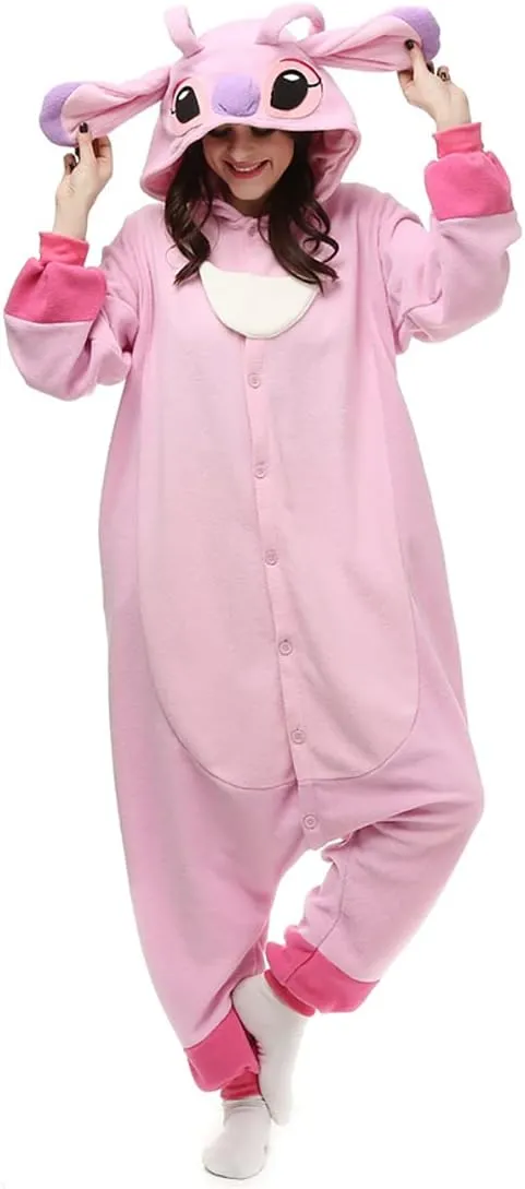 Unisex-Adult Animal Onesies Pajama Halloween Costumes for Adult and Teenagers