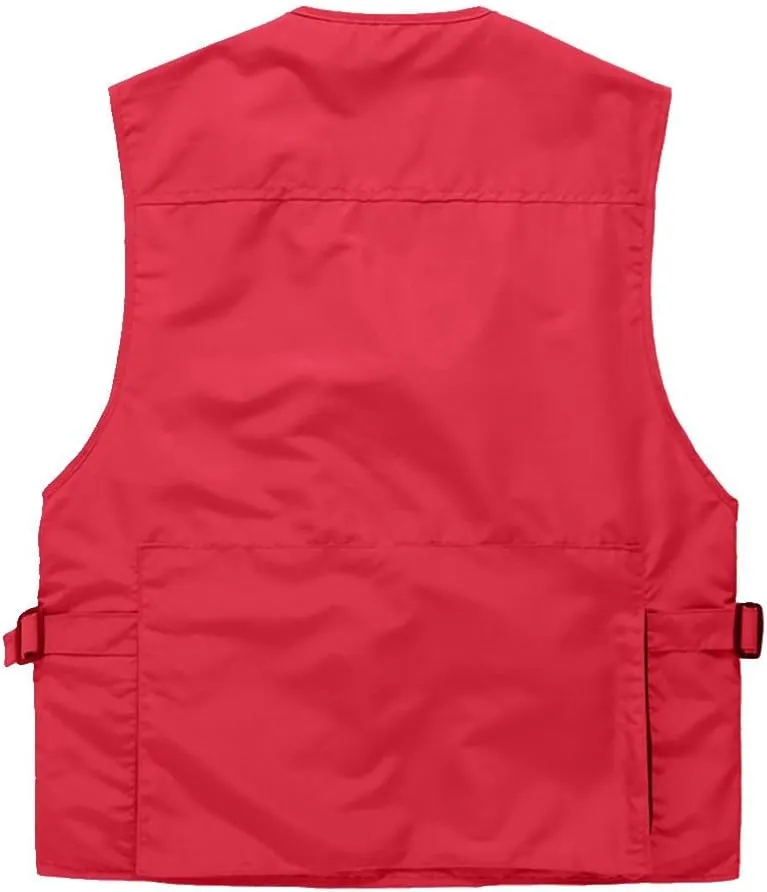 Unisex Breathable Fishing Vest, Multi-Pockets Photography Travel Hunting Waistcoat Jacket for Adults and Youth