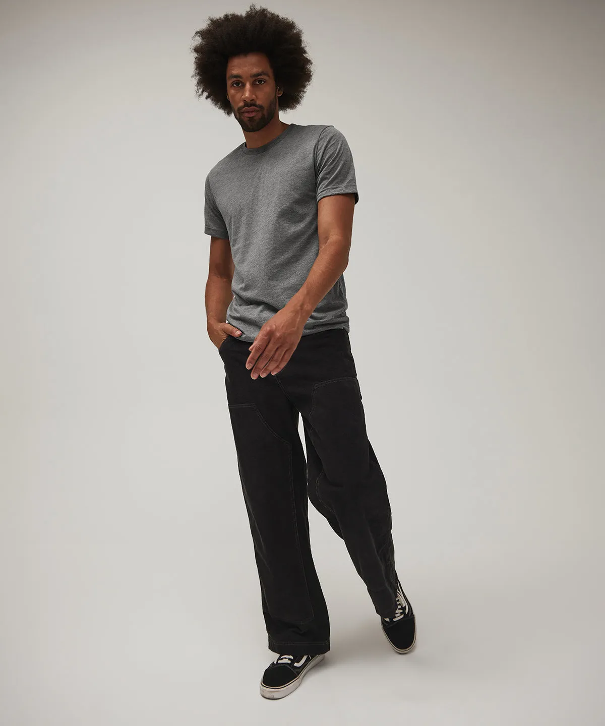 Unisex triblend crew neck t-shirt | Grey Triblend