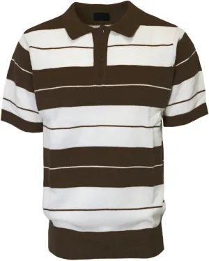 URBANJ Men's Charlie Brown Polo Shirt Short Sleeve Midweight Knit Polo Shirts
