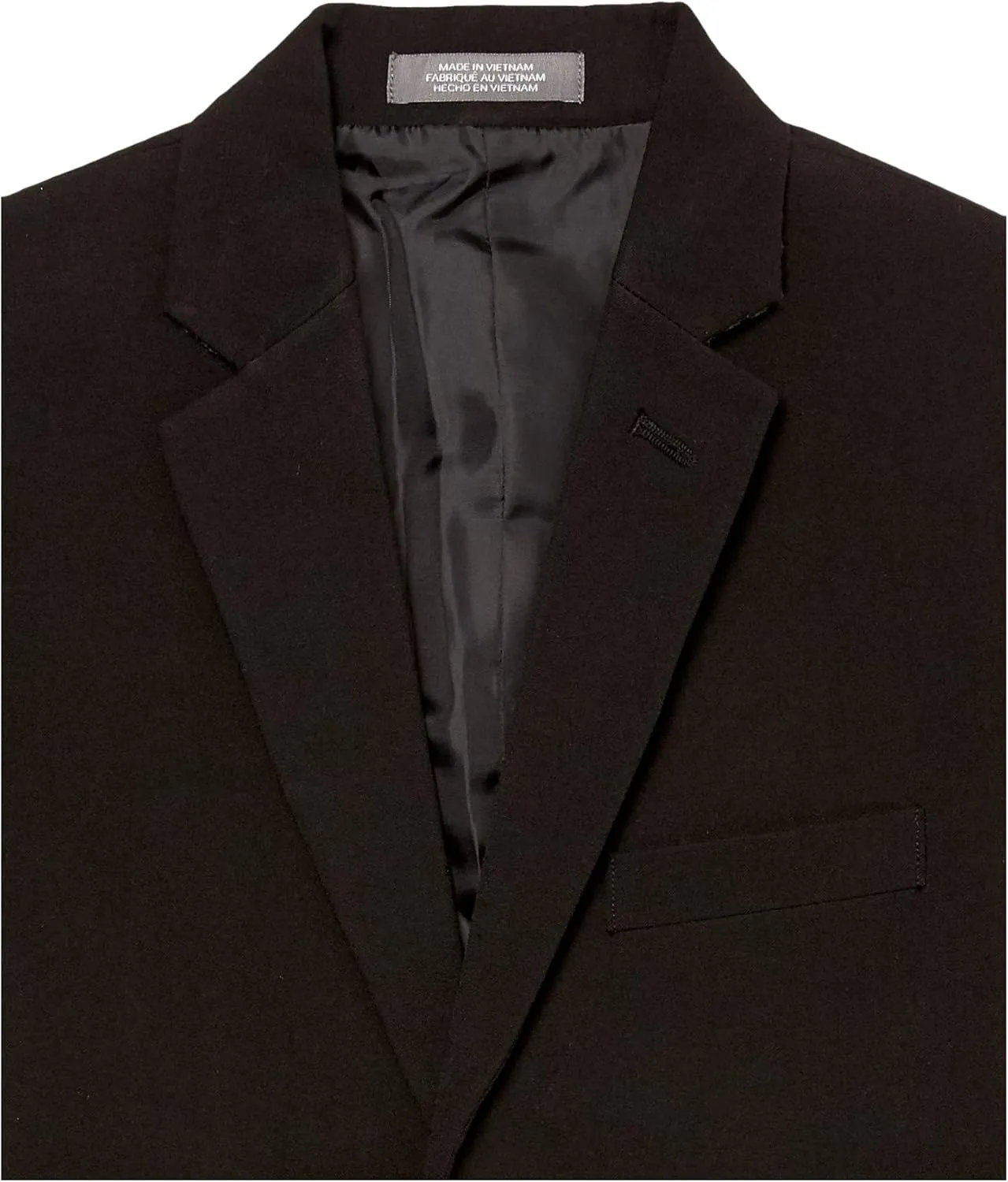 Van Heusen Boys' Adaptive Flex Stretch Suit Jacket, Faux Buttons & Velcro Closure