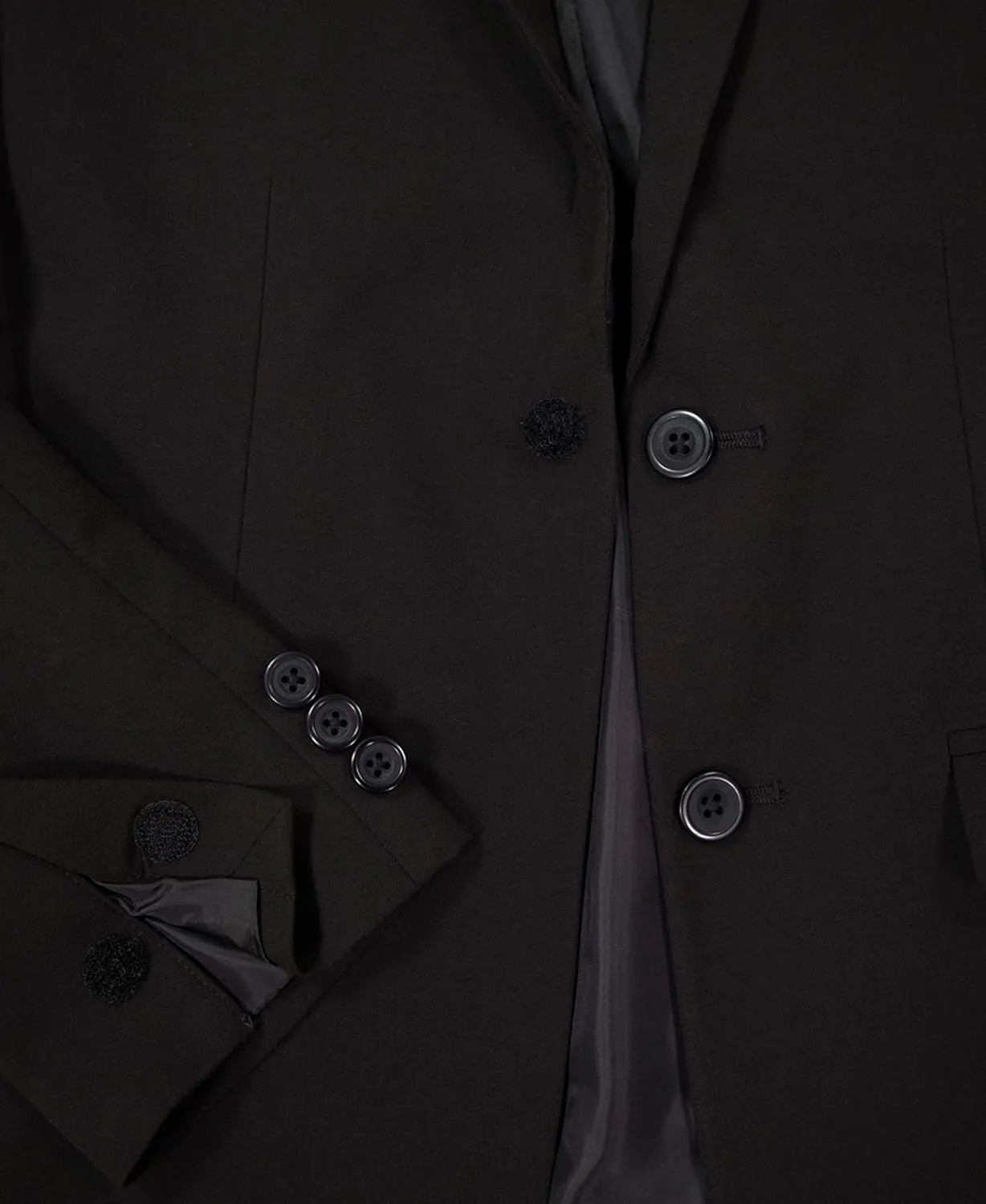 Van Heusen Boys' Adaptive Flex Stretch Suit Jacket, Faux Buttons & Velcro Closure