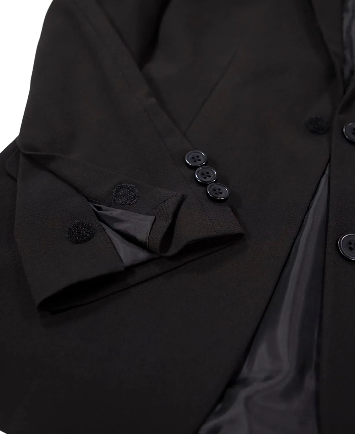Van Heusen Boys' Adaptive Flex Stretch Suit Jacket, Faux Buttons & Velcro Closure