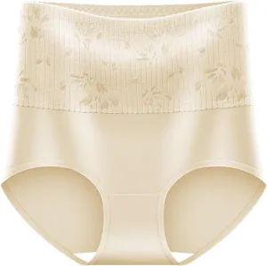 Womens Cotton Briefs Underwear Tummy Control Full Coverage Breathable Soft Panties Stretch Hipster Underpants