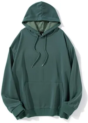 Women's Oversized Long Sleeve Casual Drawstring Hooded Sweatshirt, Fall