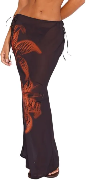 Women's Sheer Mesh Maxi Skirts High Waisted See-Through Long Tulle Skirt Summer Beachwear Bikini Cover Up