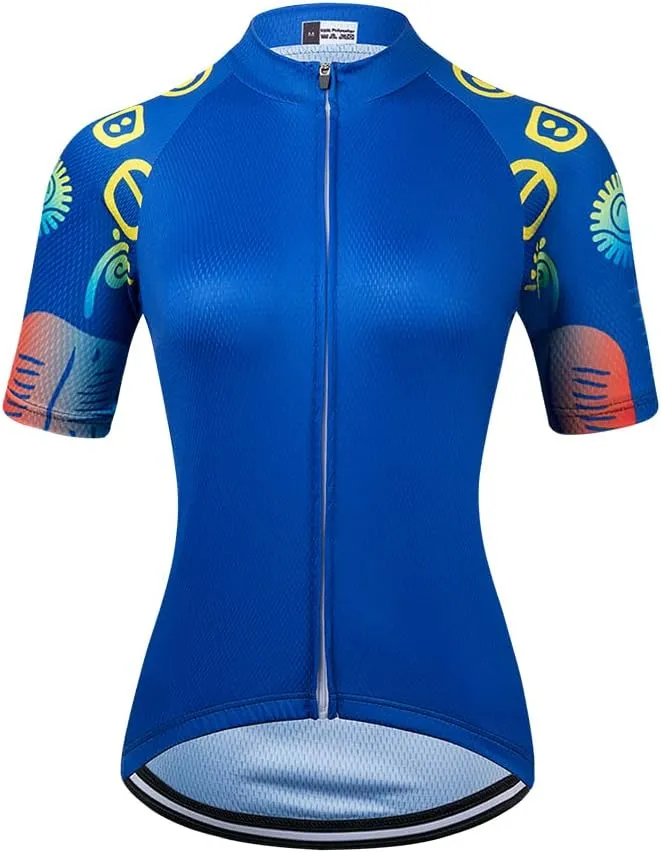 Women's Short Sleeve Cycling Jersey Jacket Cycling Shirt Quick Dry Breathable Mountain Clothing Bike Top
