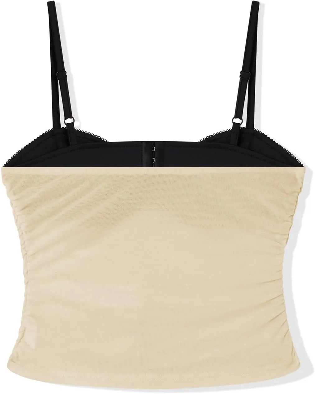 Women's Spaghetti Strap Tank Top Sexy Camisole Lace Trim Backless Cami Bustier Shirt Y2K Summer Going Out Tops