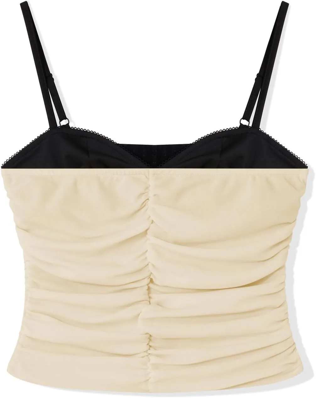 Women's Spaghetti Strap Tank Top Sexy Camisole Lace Trim Backless Cami Bustier Shirt Y2K Summer Going Out Tops