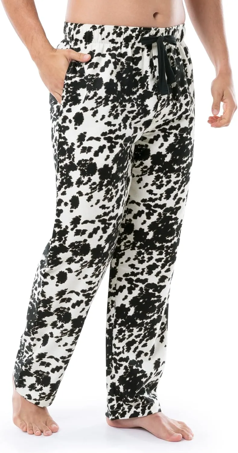 Wrangler Men's Waffle Knit Top and Flannel Pant Pajama Sleep Set