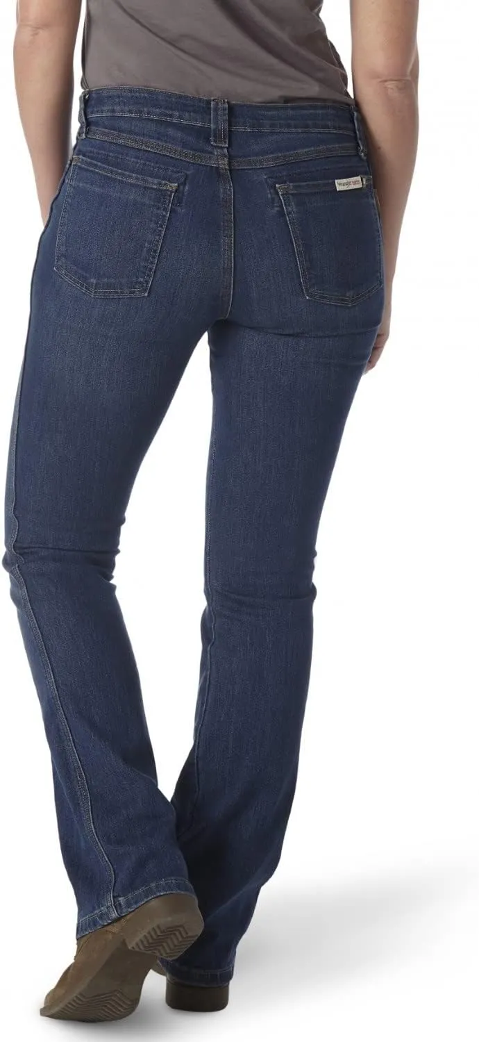 Wrangler Women's Riggs Workwear 5 Pocket Boot Cut Jeans