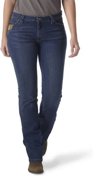 Wrangler Women's Riggs Workwear 5 Pocket Boot Cut Jeans