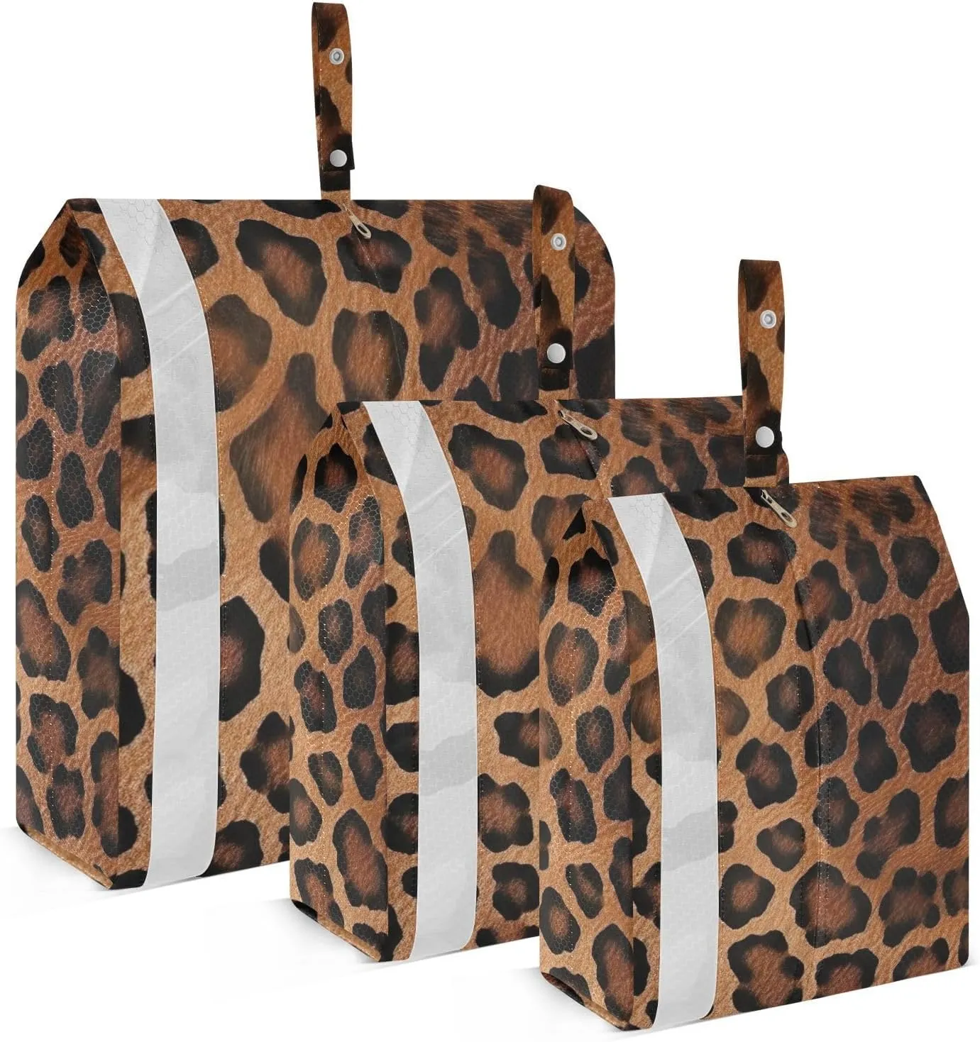 Yellow Leopard Packing Cubes for Suitcases 3 Set Lightweight Compression Luggage Packing Organizers for Carry on Suitcase Travel Accessories Luggage Organizer Bags Set