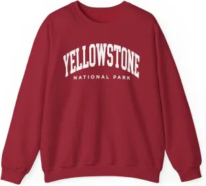 Yellowstone National Park Adult Unisex Crewneck Sweatshirt