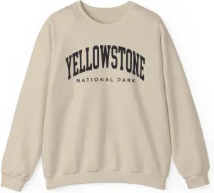 Yellowstone National Park Adult Unisex Crewneck Sweatshirt