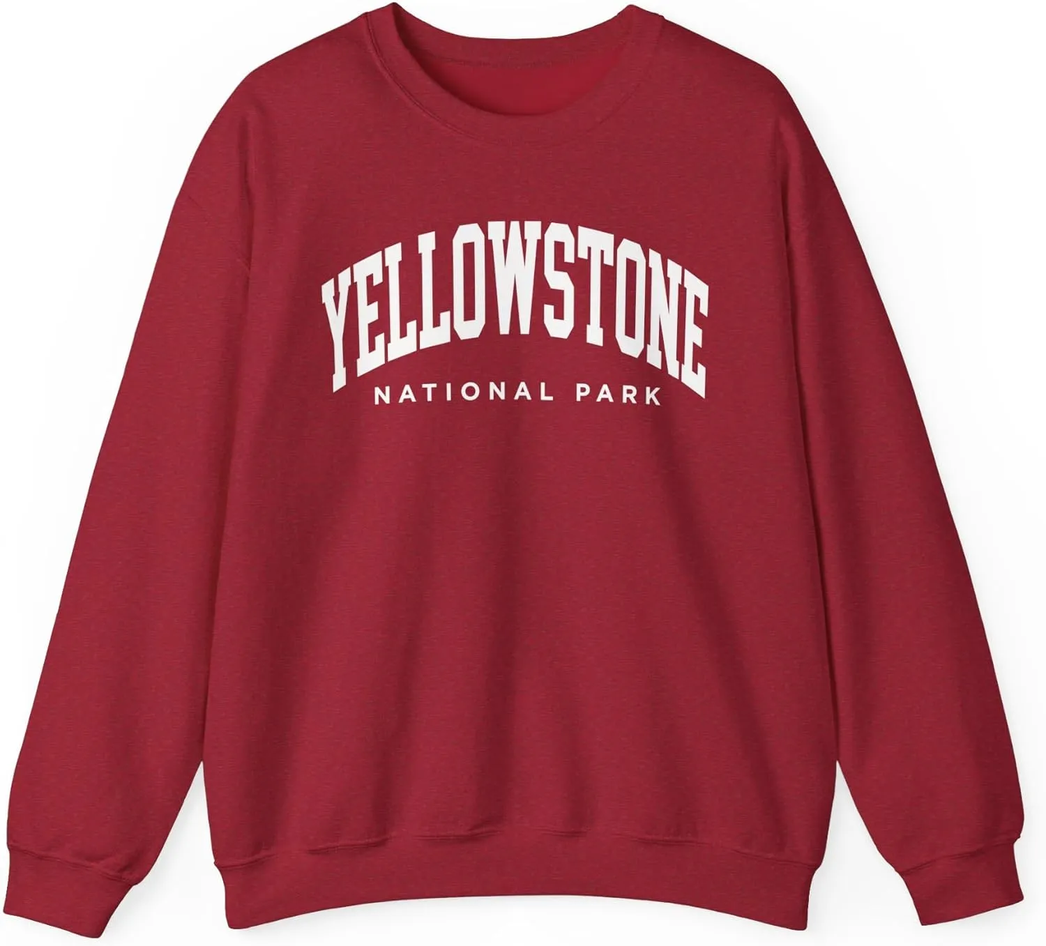 Yellowstone National Park Adult Unisex Crewneck Sweatshirt