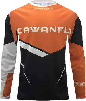 YIBIMOTTO Men's Long Sleeve Mountain Bike Motorcycle Shirts Cycling Jerseys Quick Dry Tops Outdoor Bicycle Clothes